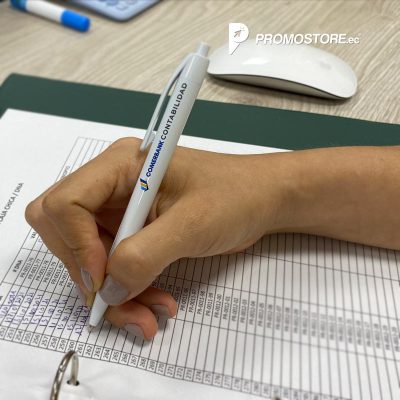 Bolígrafo Plástico White Pro