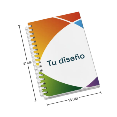 Cuaderno anillado 15×21cm
