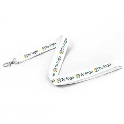 Colgante con mosquetón Metálico (Tela regular)