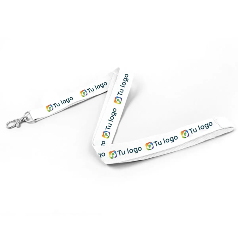 Colgante con mosquetón Metálico (Tela regular)