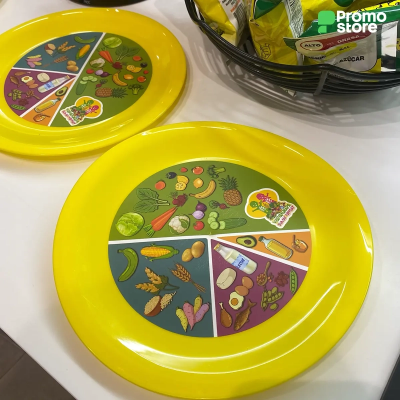 Plato tendido multiuso full color