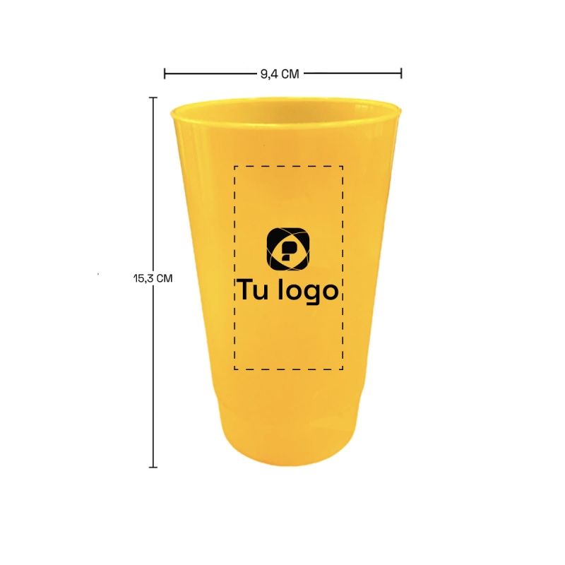 Vaso futbolero 650ml