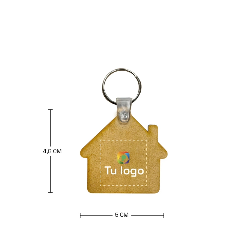 Llavero MDF de Casa