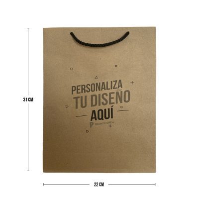 Fundas de regalo kraft 22cm x 31cm x 9cm