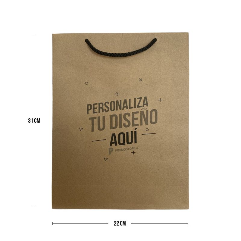 Fundas de regalo kraft 22cm x 31cm x 9cm