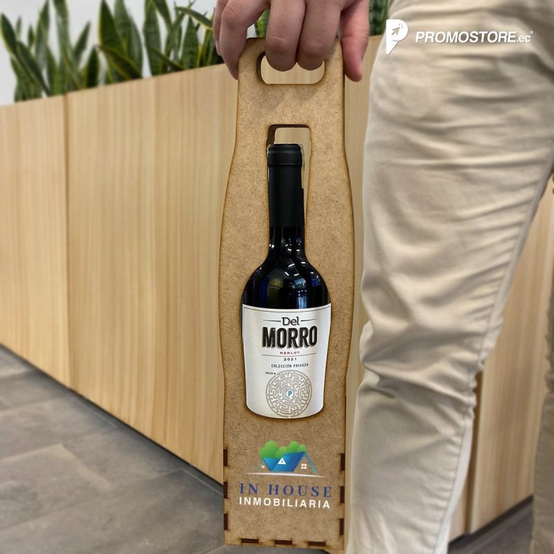 Porta vino de MDF
