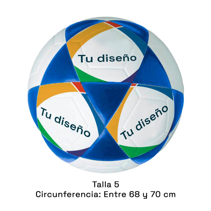 Balón de fútbol con logo
