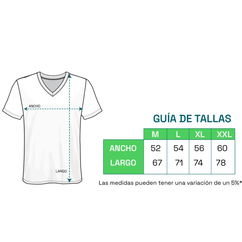 Camisetas Poli-algodón cuello en V