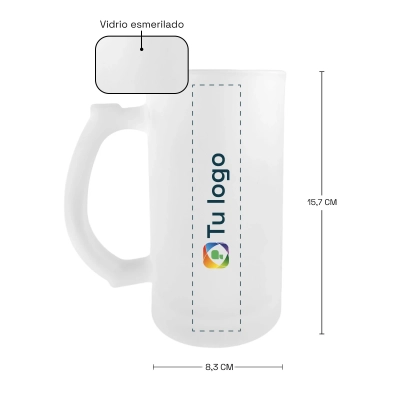 Jarro cervecero frosted 16oz