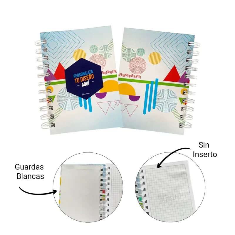 Cuaderno mini anillado 11×15 cm