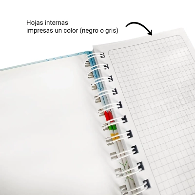 Cuaderno mini anillado 11×15 cm