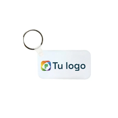 Llavero Pvc flexible Rectangular