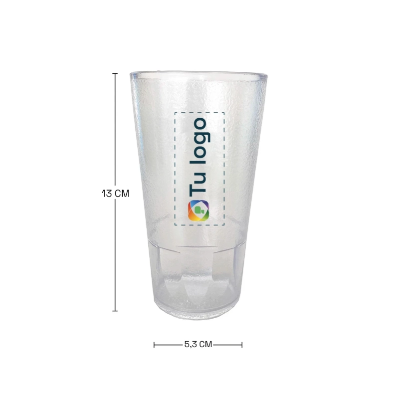 Vaso Plástico Resistente 11oz
