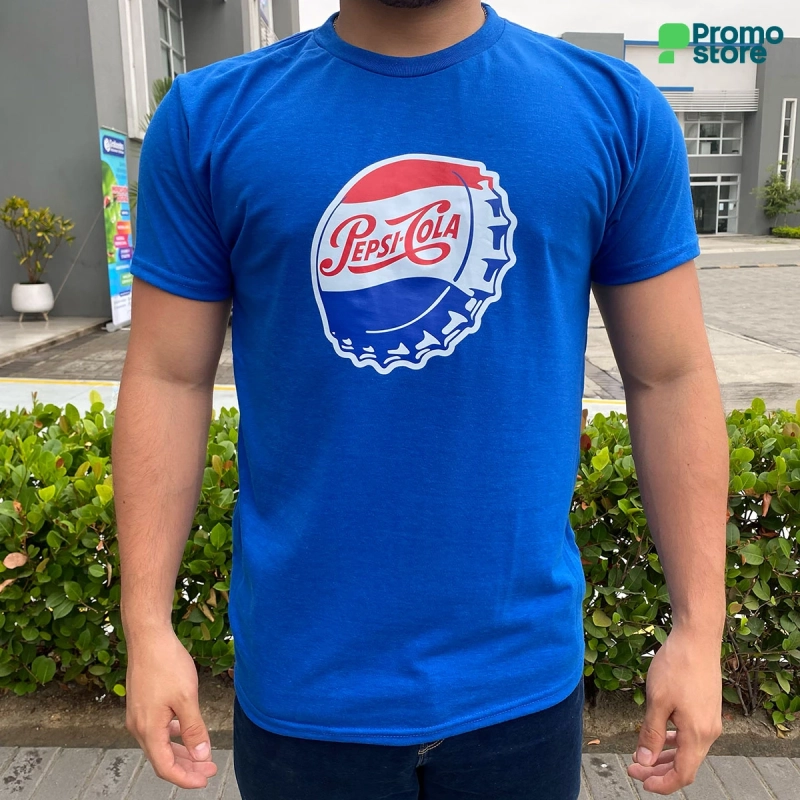 Camisetas Poli-algodón cuello redondo