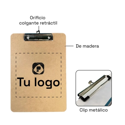 Tablero porta papeles