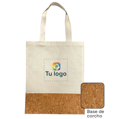 Bolso de lienzo + corcho 30x40cm