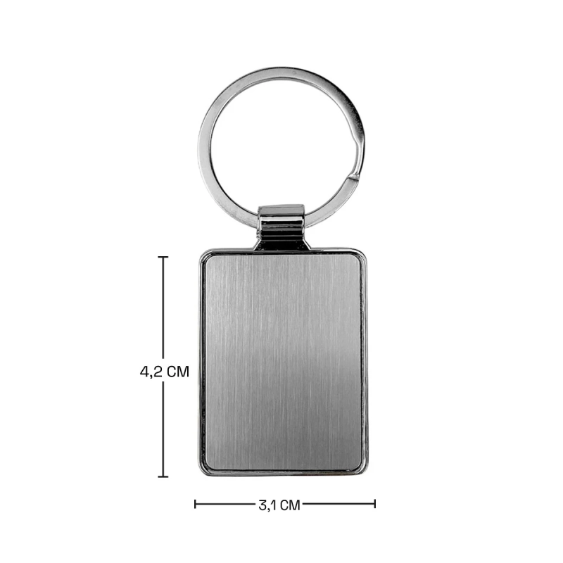 Llavero metix rectangular