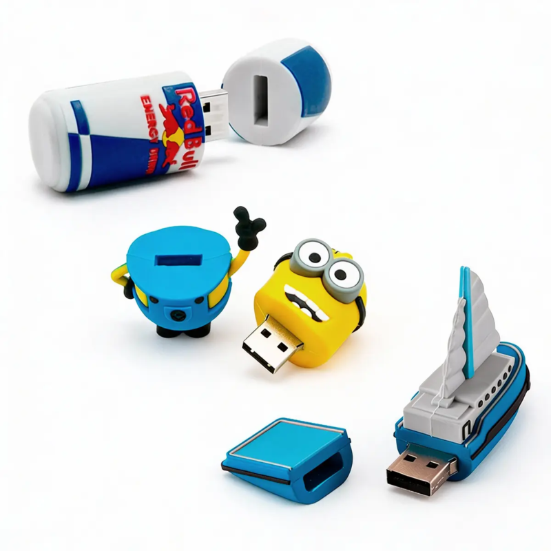 Pendrive Rubber personalizado 3D