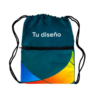 Sport bag con bolsillo full color 30x40cm