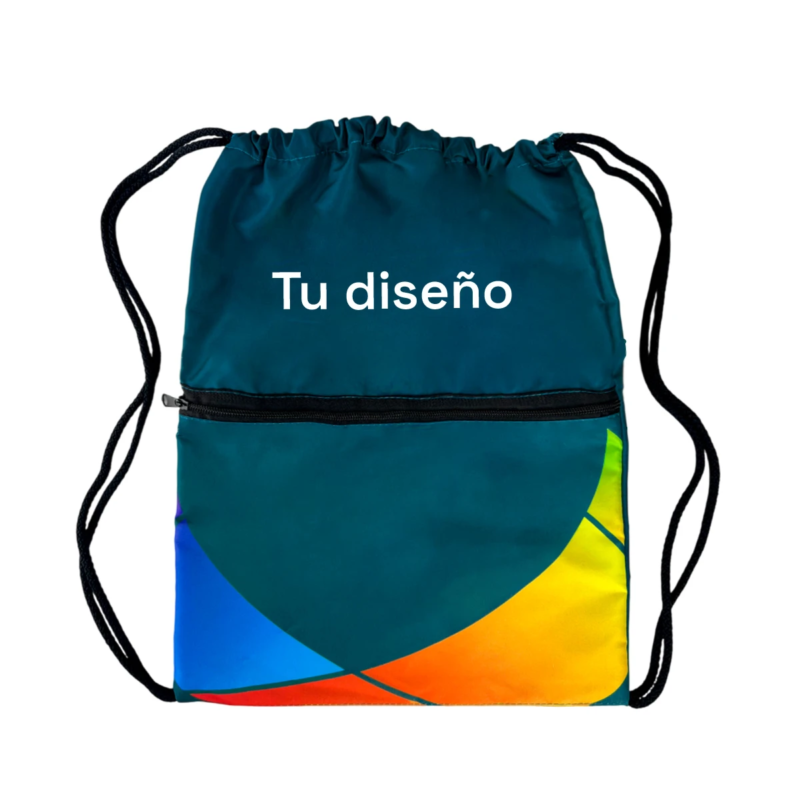 Sport bag con bolsillo full color 30x40cm